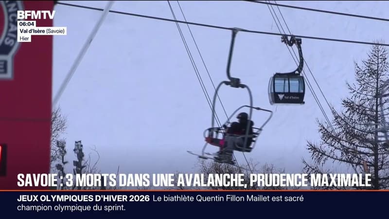 Trois skieurs sont morts après une avalanche en Savoie