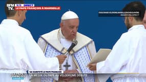  "Bonjour Marseille, bonjour la France": la messe du pape François au stade Vélodrome débute à Marseille