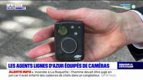 Nice: les agents Lignes d'Azur désormais équipés de caméras-piétons