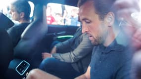 Harry Kane arrivant à Munich