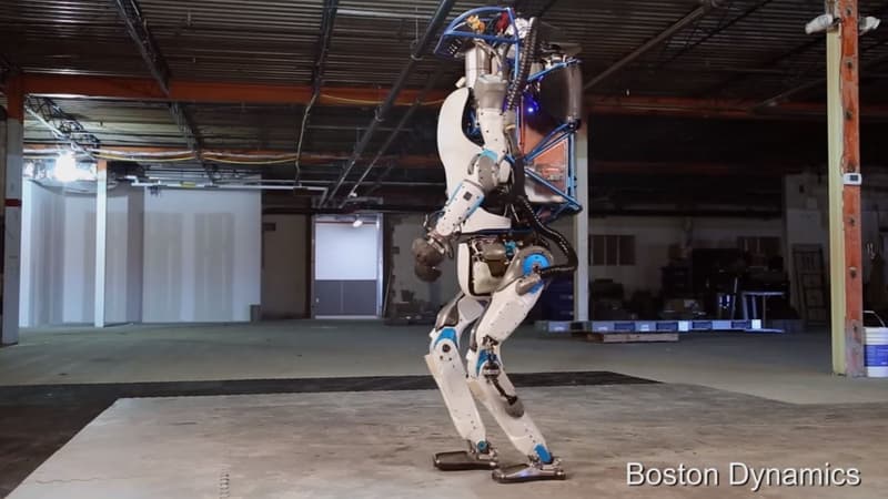 La dernière version du robot Atlas de Boston Dynamics.