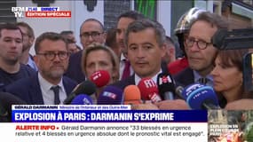 Explosion à Paris: "Il est possible que nous retrouvions cette nuit des corps ou des personnes vivantes", indique Gérald Darmanin