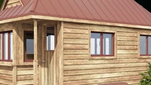 Les petites chalets sur roues de la société Ma Petite Maison, ont des surfaces variant de 10 à 20 m2. Les petites chalets sur roues de la société Ma Petite Maison, ont des surfaces variant de 10 à 20 m2.