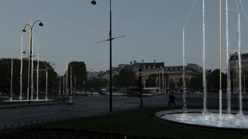 Les nouvelles fontaines des Champs-Elysées auront un design très épuré. 