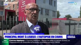 Principal mort: l'hommage du premier adjoint au maire de Lisieux