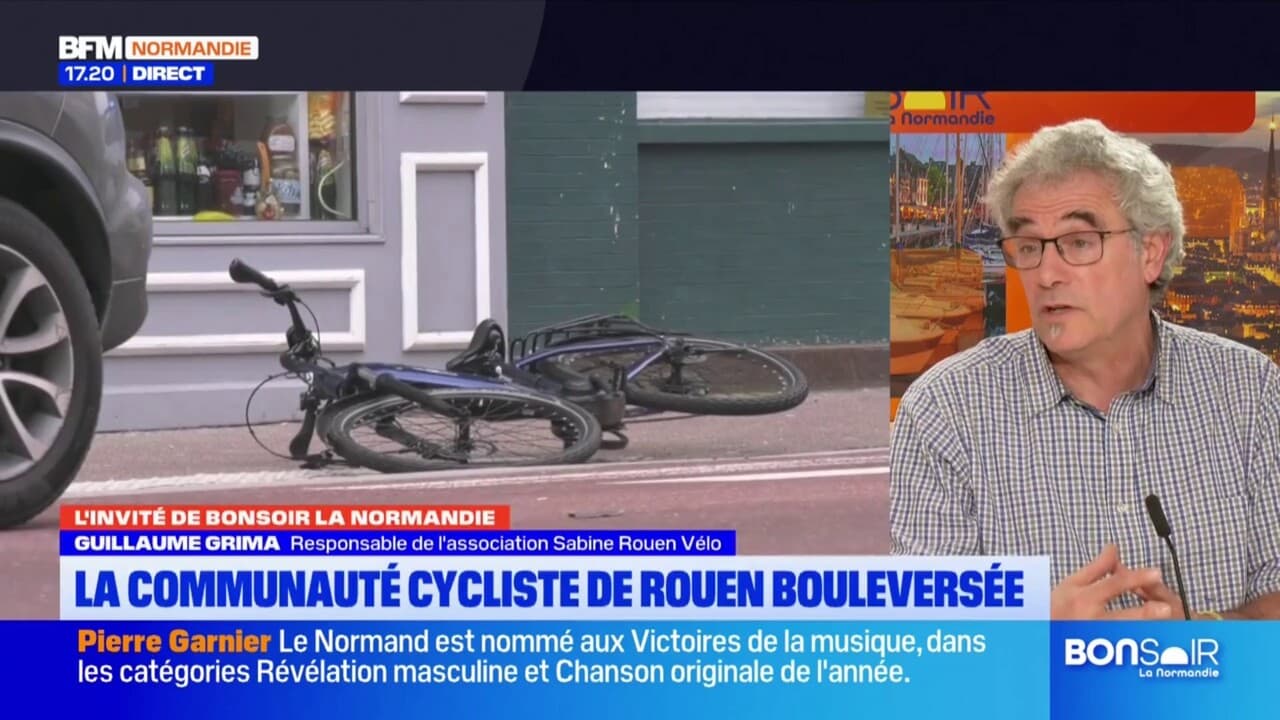 Cycliste morte percutée à Rouen: une situation « difficile à vivre » pour les usagers rouennais – BFM Normandie