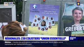 Régionales : 230 colistiers "union essentielle"