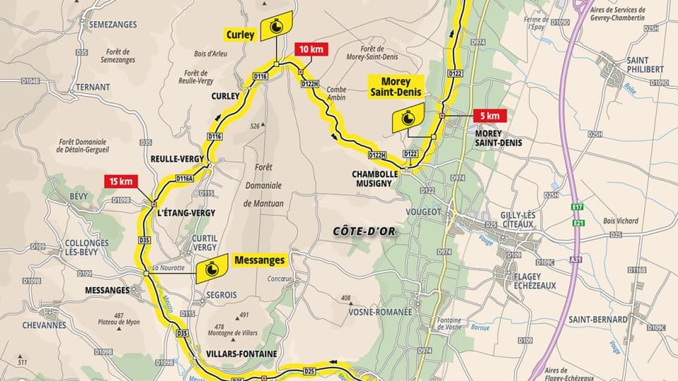 Parcours 7e étape Tour de France 2024 Parcours 7e étape Tour de France 2024