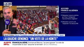 Dénonciation de l'accord franco-algérien: Alexis Corbière déplore "un texte de tension et xénophobe"