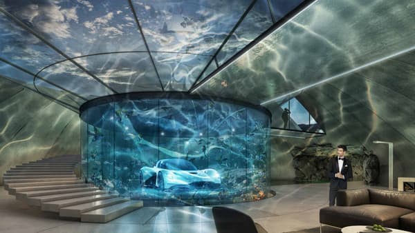 Plus qu'un simple garage, Aston Martin veut créer des grottes, des repaires, des galeries, pour mettre en valeur ses voitures (et d'autres) chez les clients.