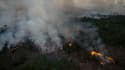 Un feu de forêt en Amazonie