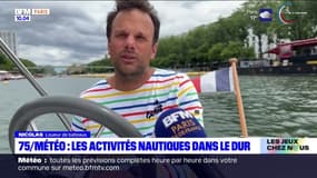Paris: à cause de la météo, les activités nautiques sont moins prisées