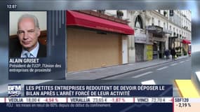 Alain Griset (U2P) : Les petites entreprises redoutent de devoir déposer le bilan après l'arrêt forcé de leur activité - 21/04