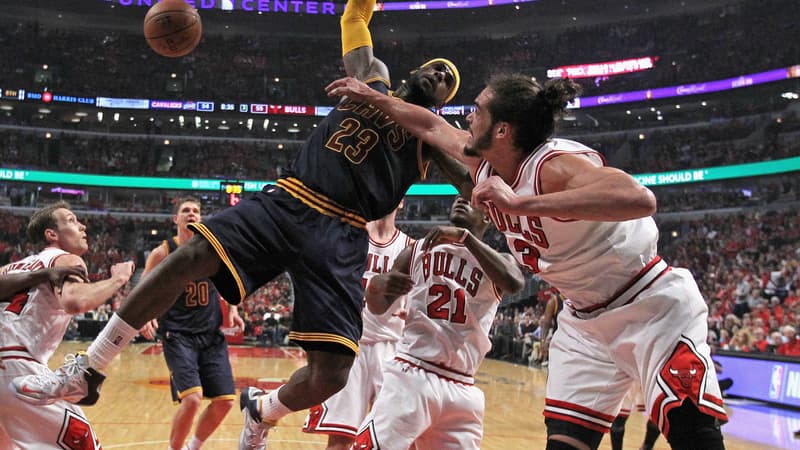 La rencontre a été tendue entre Joakim Noah et LeBron James