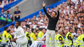 Xavi lors du Clasico face au Real, le 16 octobre 2022.