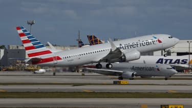 Un Boeing 737 MAX de American Airlines (illustration)