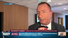Bernard Tapie relaxé: "Il doit toujours 403 millions d'euros" rappelle Me Bertrand Chabert