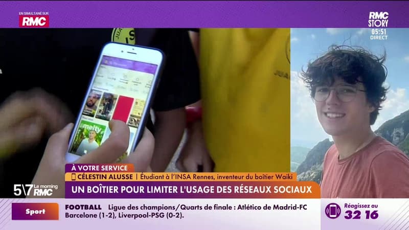 Célestin Alusse à votre service : Un boîtier pour limiter l'usage des réseaux sociaux - 15/04