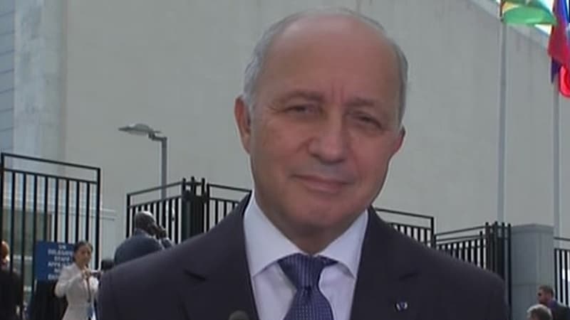 Laurent Fabius au sommet des Nations Unies, le 29 septembre 2015.