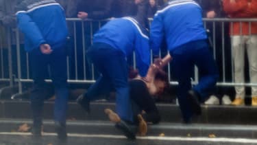 Une militante Femen a réussi à infiltrer l'espace presse de l'Arc de Triomphe, le 11 novembre 2018 (Photo d'illustration)