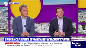 Violences dans l'armée: Il faut "questionner la problématique systémique de la formation de nos jeunes soldats", estime Me Thibault Laforcade (avocat de quatre anciens militaires qui portent plainte)
