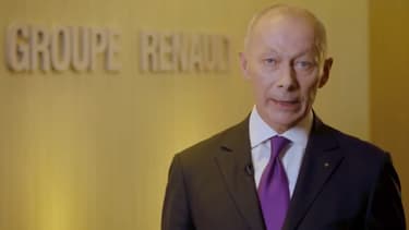 Thierry Bolloré, qui a repris la direction opérationnelle du groupe Renault suite à l'arrestation de Carlos Ghosn.