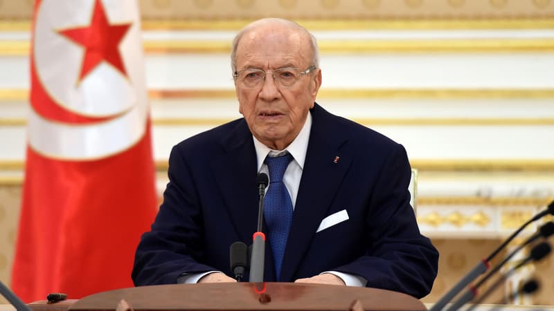 Le président tunisien, Béji Caïd Essebsi, le 28 juin, à Tunis.