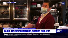 Paris: les restaurateurs, grands oubliés de l'allègement du confinement?