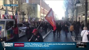 Plusieurs milliers de manifestants défilent à Nice contre la réforme des retraites