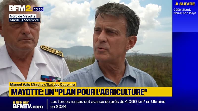 Mayotte: le ministre des Outre-mer Manuel Valls défend des 