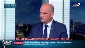 Jean-Michel Blanquer contre un report de la rentrée: "L’Éducation n’est pas une variable d’ajustement ni de notre société ni d’une crise sanitaire"
