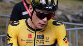 Le Danois Jonas Vingegaard, double vainqueur du Tour de France, lors de la Vuelta, le 5 septembre 2023