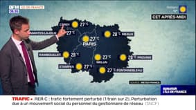 Météo Paris-Ile-de-France: un lundi au soleil et jusqu'à 27°C dans la capitale