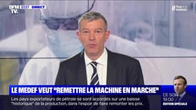 Le Medef veut "remettre la machine en marche" - 13/04