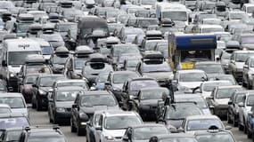 Un embouteillage près de Vienne, en 2014.