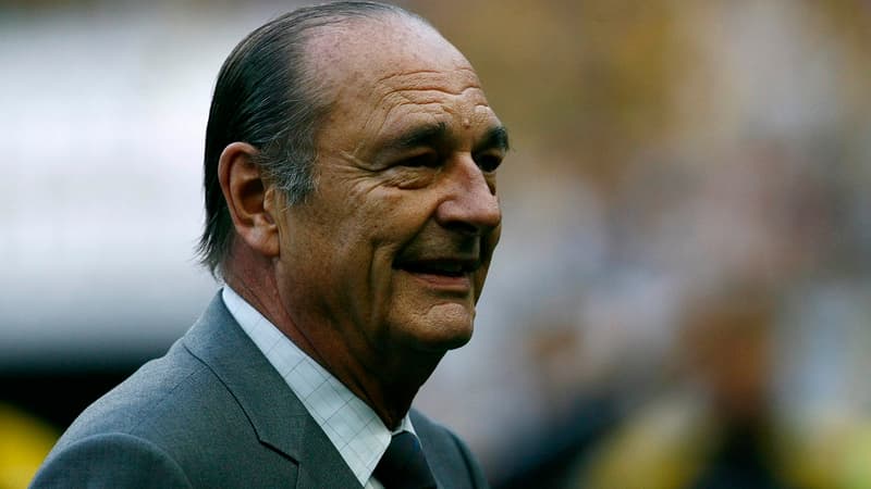 Jacques Chirac en 2007 lors de la finale de la Coupe de France
