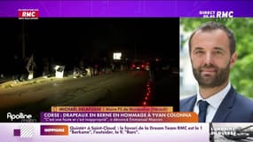 On peut tout dire sur RMC : En Corse, drapeaux en berne en hommage à Yvan Colonna - 24/03