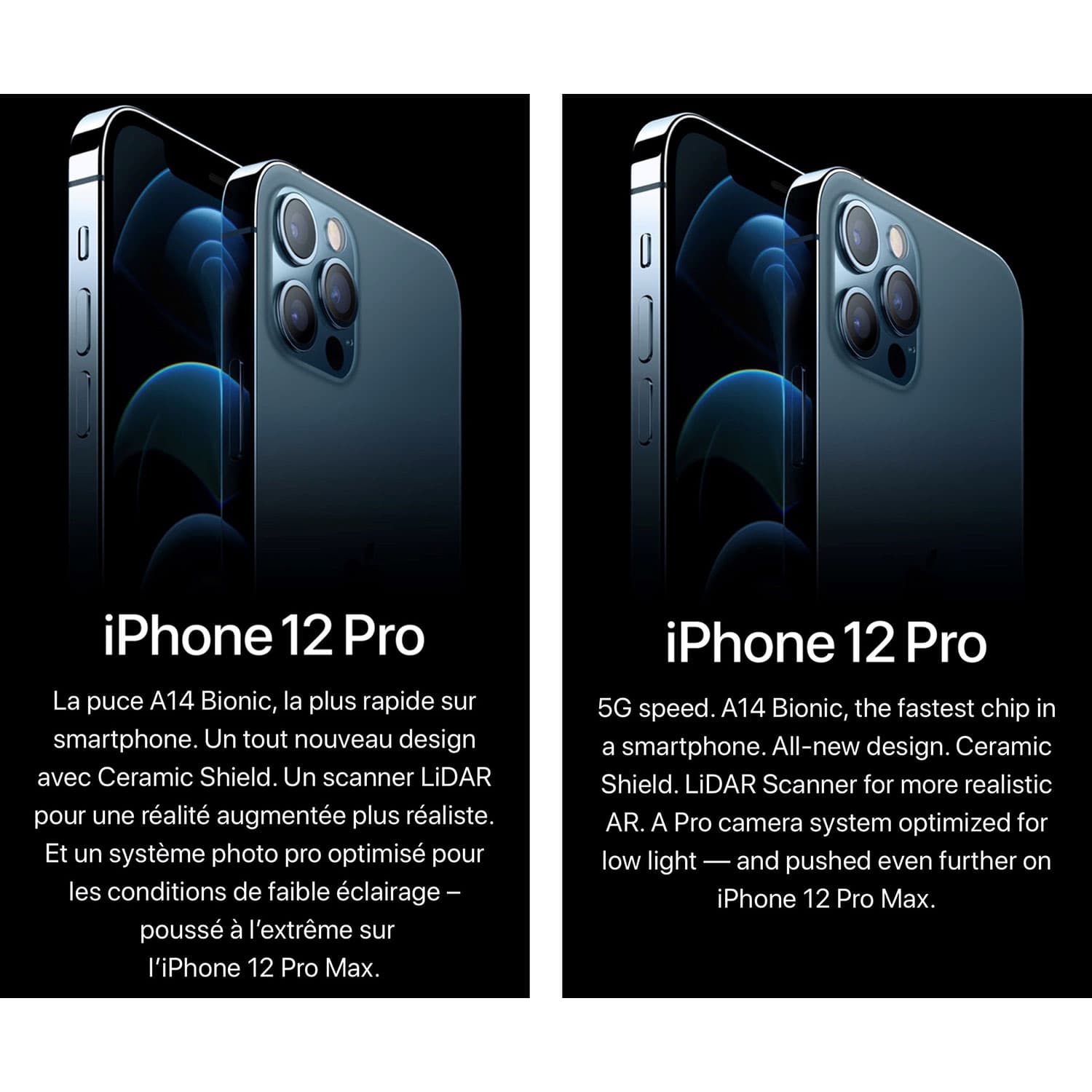 Apple dévoile l'iPhone 12 et l'iPhone 12 mini : une nouvelle ère pour les  iPhone avec la 5G - Apple (FR)