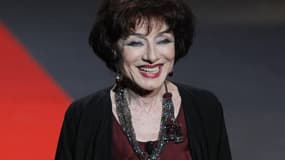 L'actrice Judith Magre lors de la 25e cérémonie des Molières à Paris, le 17 avril 2011.