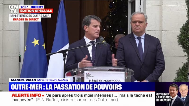 Passation au ministère des Outre-mer: 