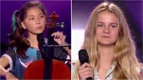 Leeloo (à g.) et Maria (à d.) ont charmé le jury de The Voice Kids