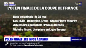 Coupe de France: l'OL en finale, les informations à savoir