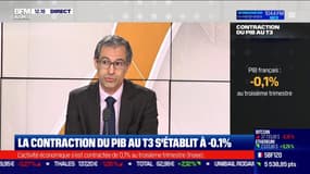 Nicolas Carnot (Insee) : La contraction du PIB au T3 s'établit à moins 0,1% - 30/11
