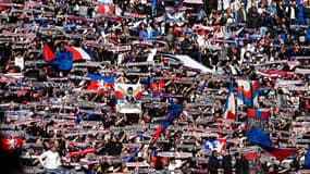 Les supporters lyonnais lors du match OL-Nantes (2-0, L1), le 6 octobre 2024
