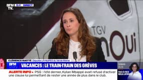 Grève à la SNCF: "C'est la faute de la direction", pour Clémence Guetté (LFI)