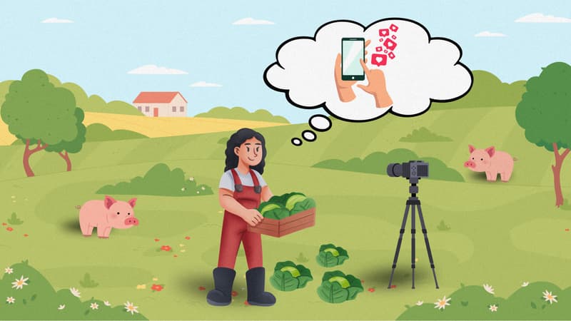 Des étables aux écrans: quand les agri-influenceurs labourent les réseaux sociaux pour casser les préjugés sur l'agriculture