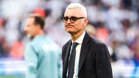 Fabrizio Ravanelli pendant un match de l'OM au Vélodrome, le 17 mai 2025