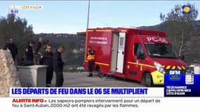 Alpes-Maritimes: les départs de feu se multiplient dans le département