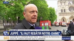 Notre-Dame: pour Alain Juppé, "les images que nous avons vu étaient absolument bouleversantes"