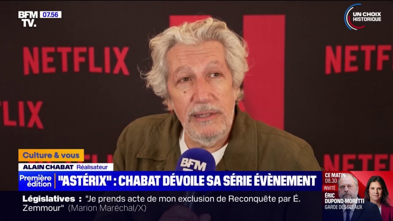 "Astérix" Alain Chabat se livre sur sa série animée prévue pour 2025